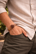 5 Mukhi Original Nepali Rudraksha Copper Bracelet