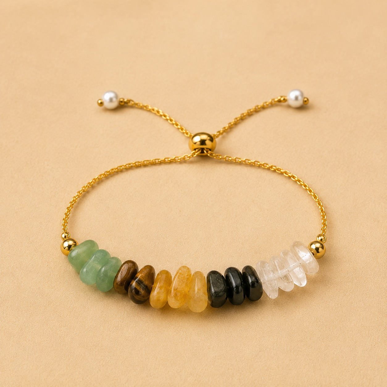 Money Magnet Splash Stone Bracelet Rakhi