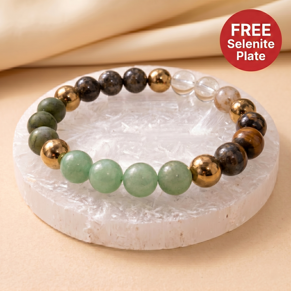 Dhan Yog Bracelet with FREE Selenite Plate