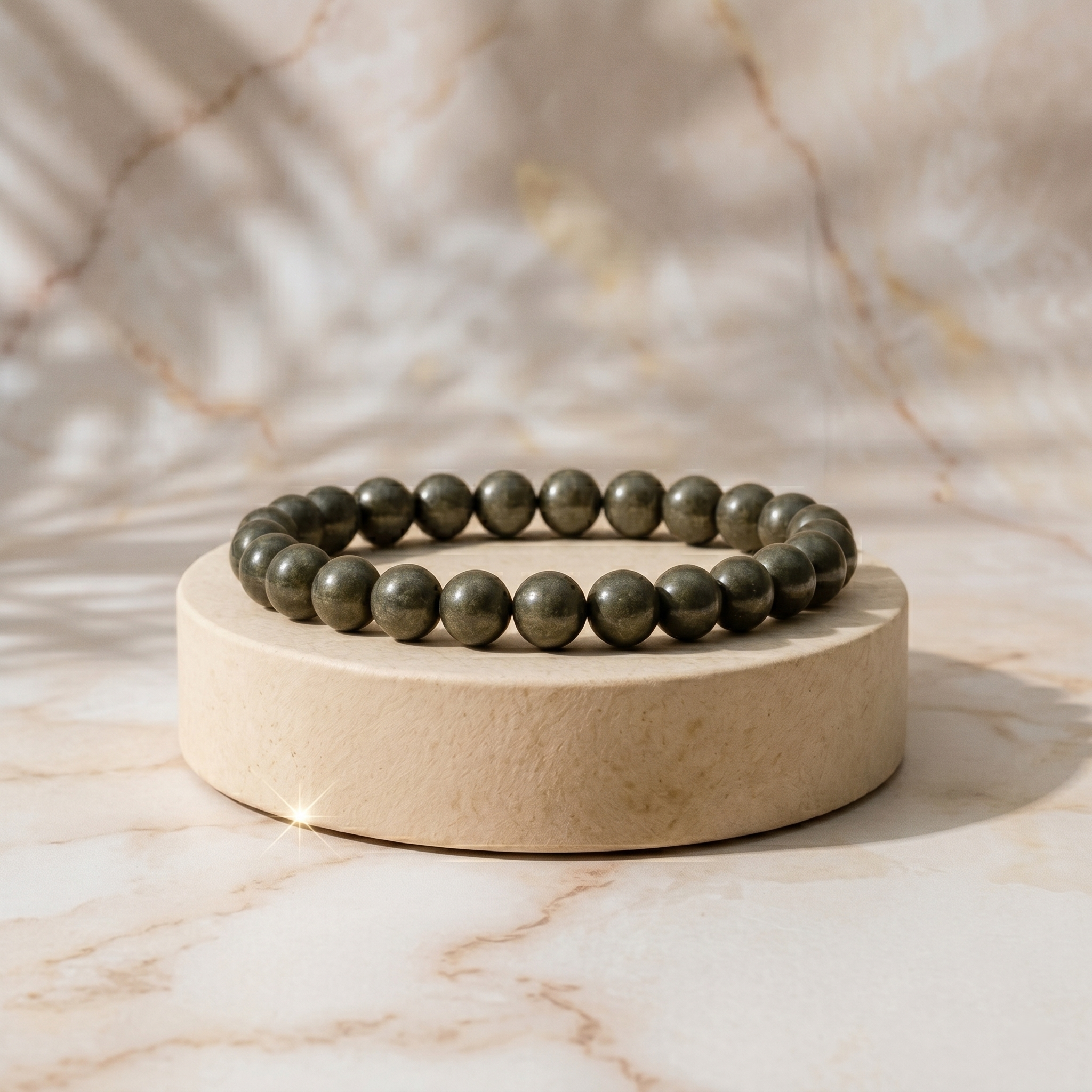 Raw Pyrite Bracelet – 100% Original Natural Pyrite Stone