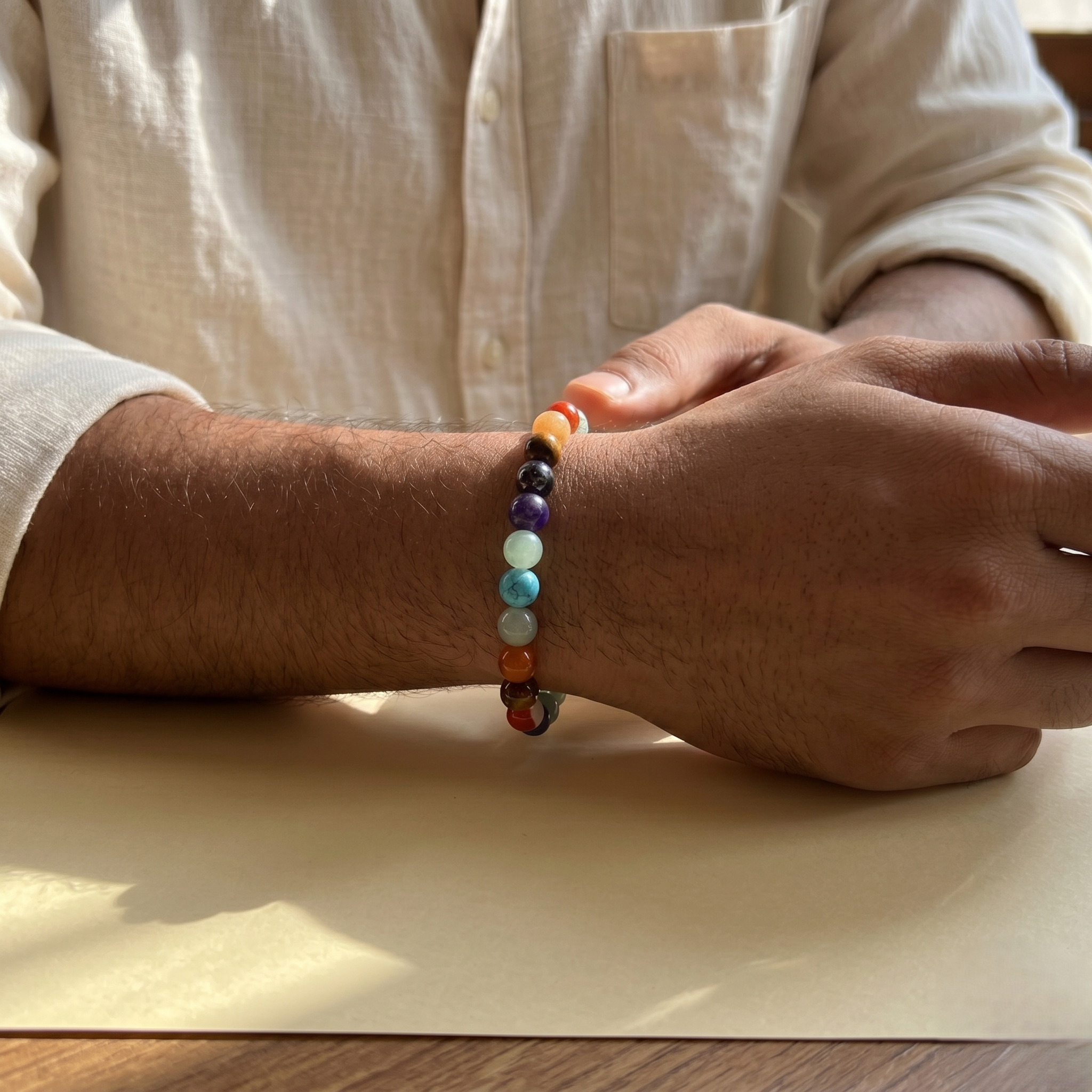 Full 7 Chakra Band Bracelet