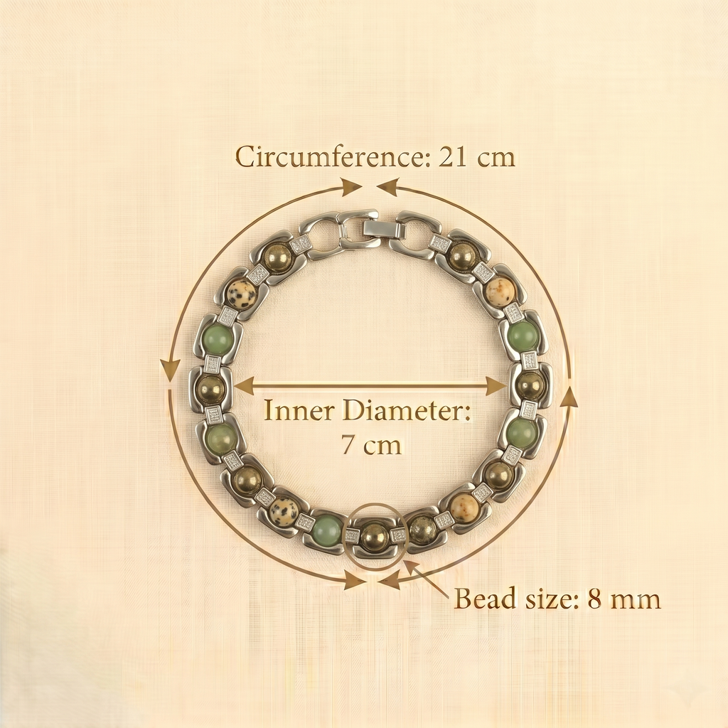 Silver Plated Essential Money Magnet Bracelet