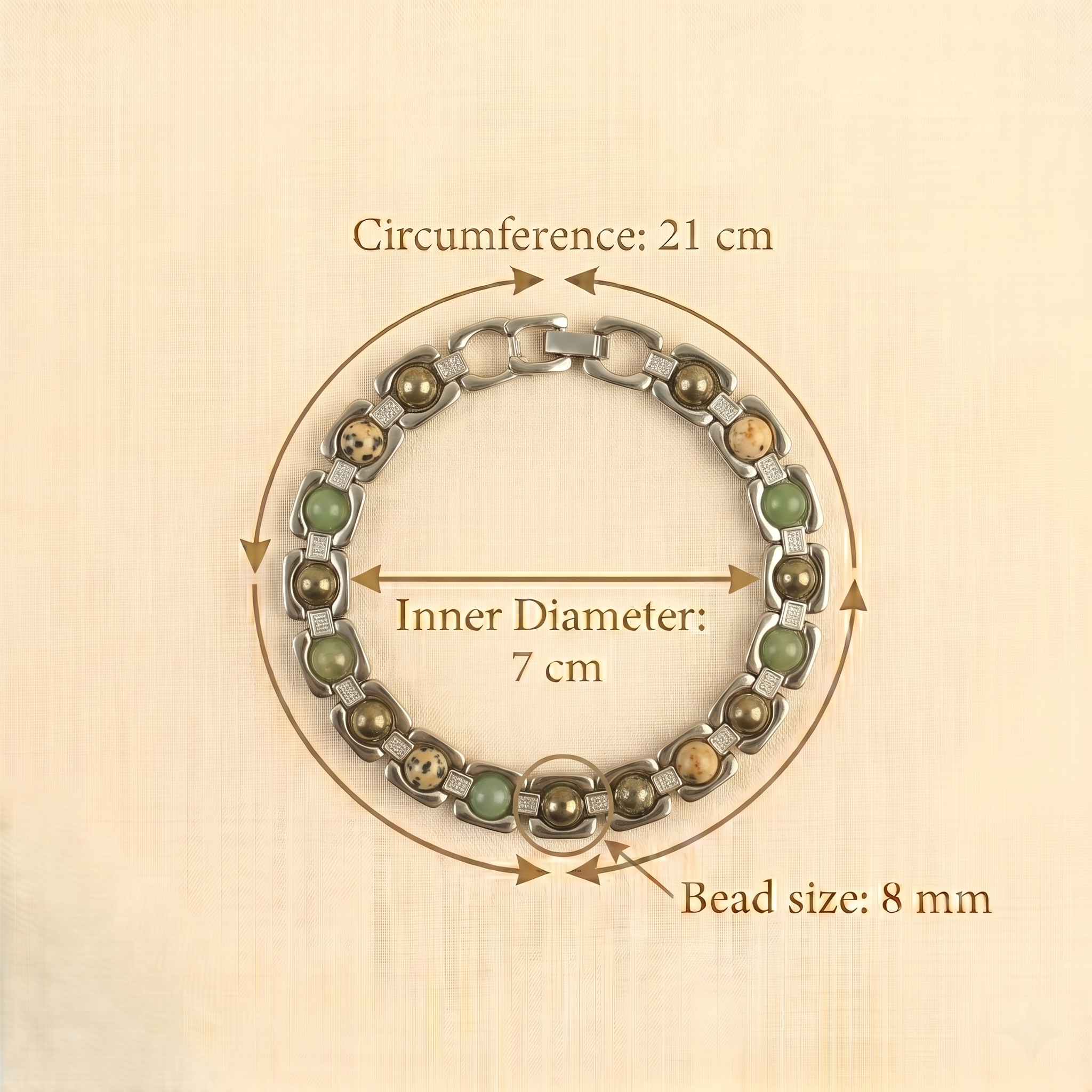Silver Plated Essential Money Magnet Bracelet