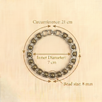 Silver Plated Essential Pyrite Bracelet