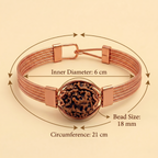 Gold Capped Rudraksha Mala & Kada Combo