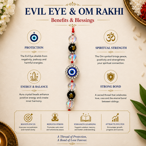 Evil Eye and Om Rakhi