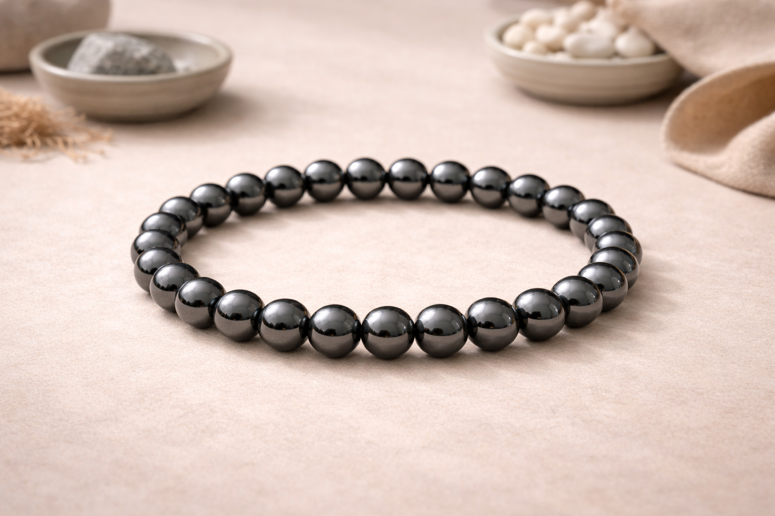 Stress Shield Bracelet - Original & Natural Hematite