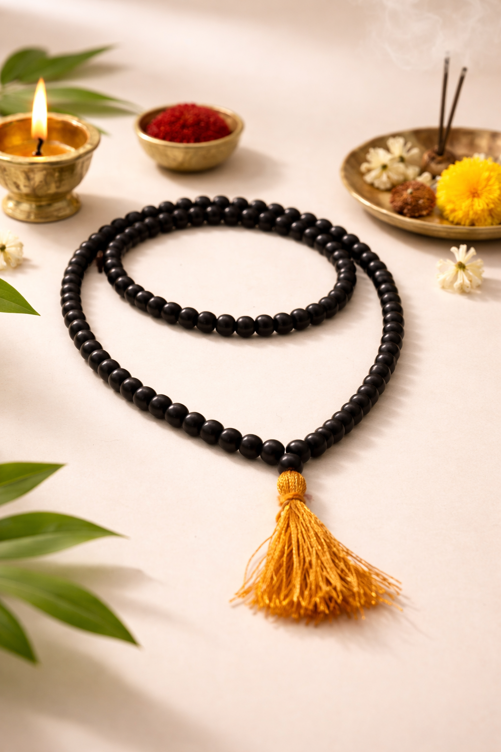 Karungali Mala (8mm) 108+1 Beads (Lab Tested)