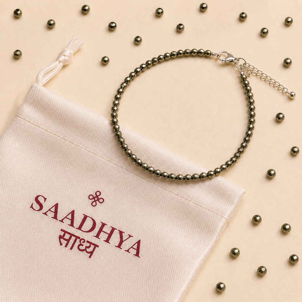 Money and Success – Pyrite Anklet