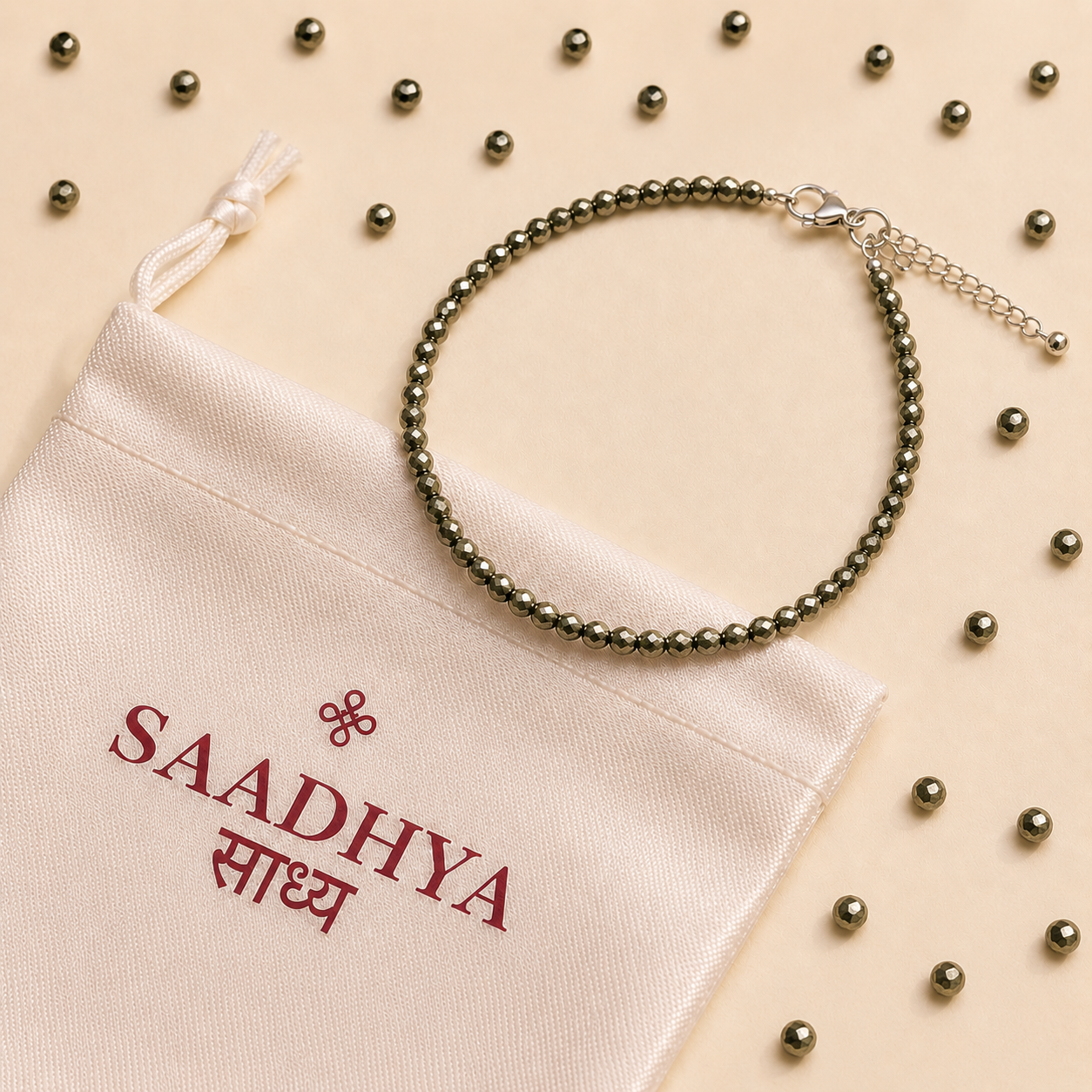 Money and Success – Pyrite Anklet