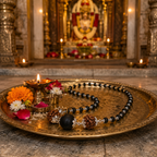 TRINETRA Kavach Mala - Rudraksha & Karungali Mala